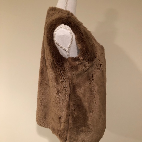 Joe Fresh - Faux Fur Vest - Brown - Picture 2 of 2